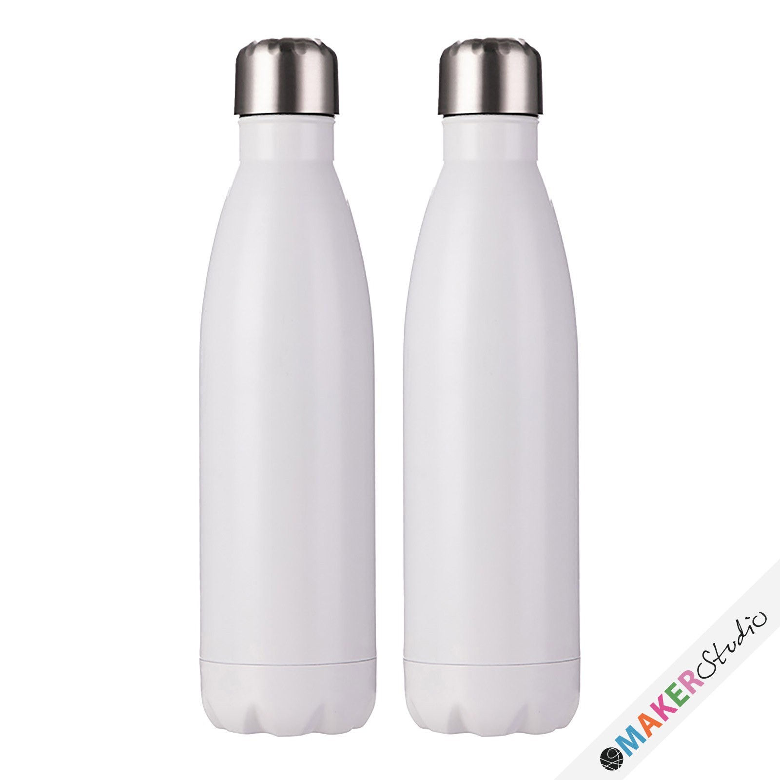 Termoflaske 500ml HVID 2 stk