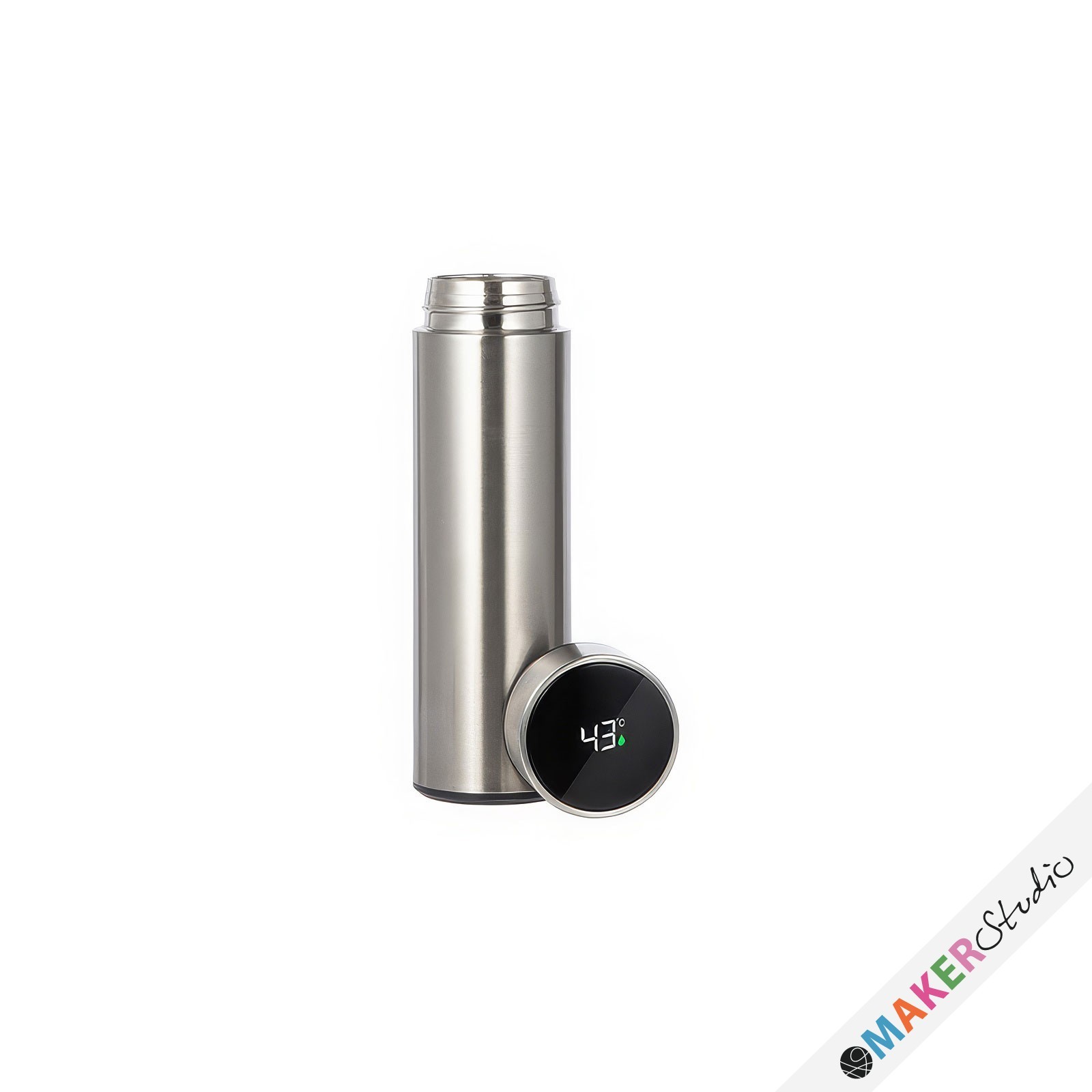 Termoflaske SMART 450ml STÅL 2 stk