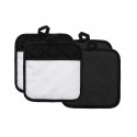 Grydelapper m/lomme HVID/SORT 2 par