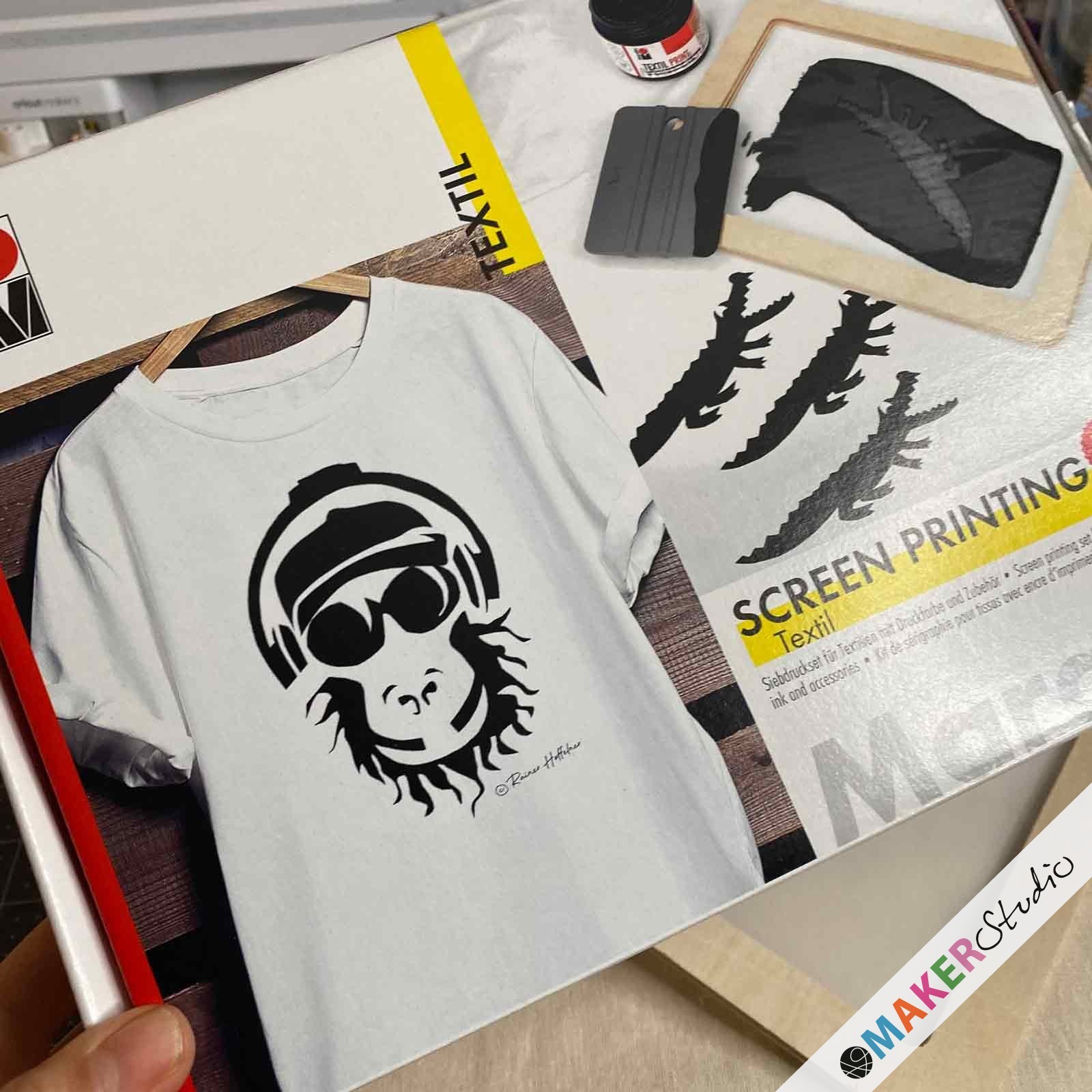 Tekstil Serigrafisæt - Screen Printing-sæt
