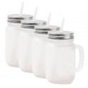 Termoflaske 500ml m/ kop HVID 2 stk