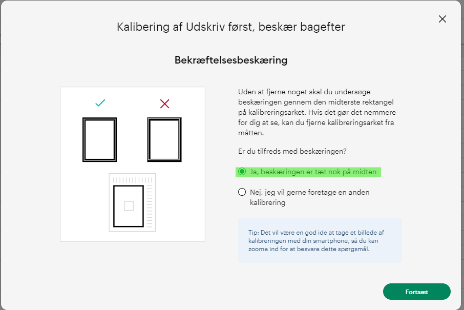 Er det OK skåret?