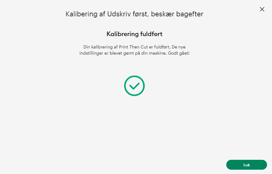 Slut og færdig